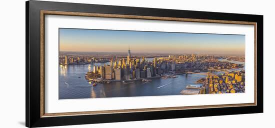 Lower Manhattan from Brooklyn, New York City, New York, USA-Jon Arnold-Framed Photographic Print