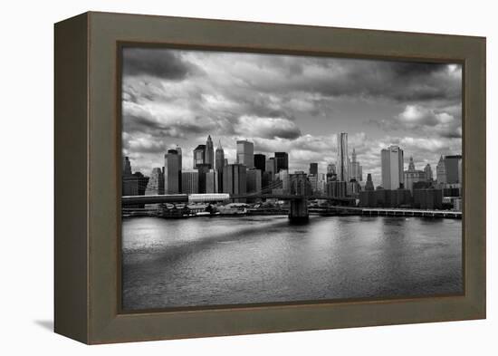 Lower Manhattan From the Manhattan Bridge-null-Framed Stretched Canvas