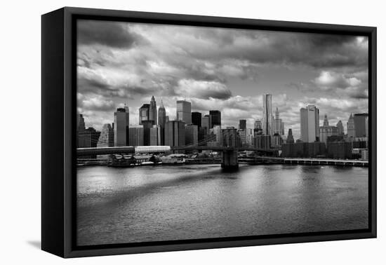 Lower Manhattan From the Manhattan Bridge-null-Framed Stretched Canvas