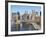 Lower Manhattan Skyline and Brooklyn Bridge-Alan Schein-Framed Photographic Print