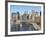 Lower Manhattan Skyline and Brooklyn Bridge-Alan Schein-Framed Photographic Print