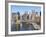 Lower Manhattan Skyline and Brooklyn Bridge-Alan Schein-Framed Photographic Print