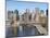 Lower Manhattan Skyline and Brooklyn Bridge-Alan Schein-Mounted Photographic Print