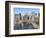 Lower Manhattan Skyline and Brooklyn Bridge-Alan Schein-Framed Photographic Print