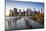 Lower Manhattan Skyline at Sunset from Brooklyn Bridge Park, Brooklyn, New York, USA-Stefano Politi Markovina-Mounted Photographic Print