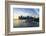 Lower Manhattan Skyline at Sunset-Amanda Hall-Framed Photographic Print