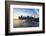 Lower Manhattan Skyline at Sunset-Amanda Hall-Framed Photographic Print