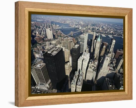 Lower Manhattan-David Jay Zimmerman-Framed Premier Image Canvas
