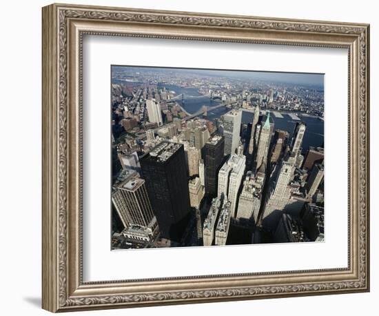 Lower Manhattan-David Jay Zimmerman-Framed Photographic Print