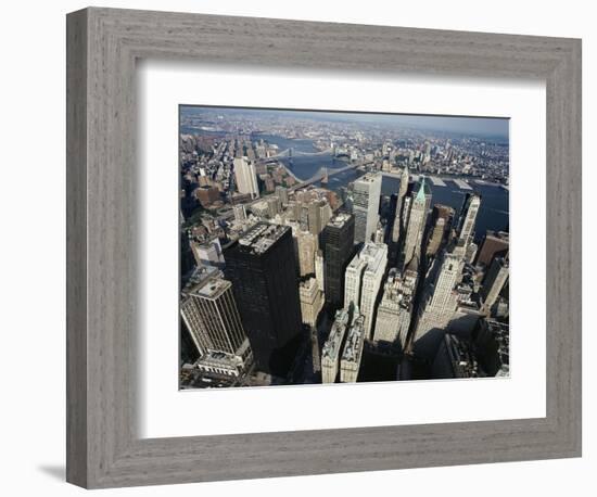 Lower Manhattan-David Jay Zimmerman-Framed Photographic Print