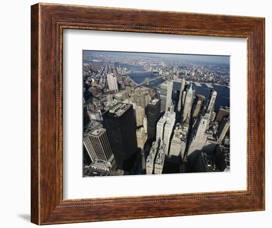 Lower Manhattan-David Jay Zimmerman-Framed Photographic Print