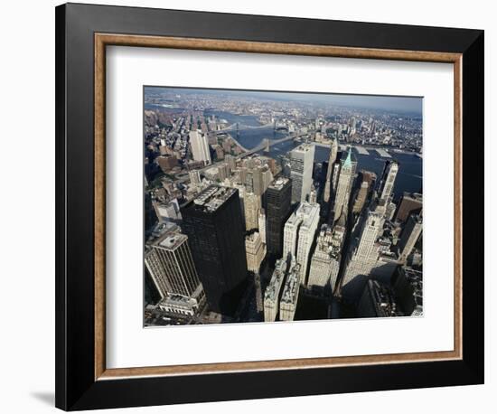 Lower Manhattan-David Jay Zimmerman-Framed Photographic Print