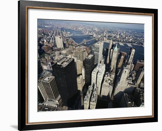 Lower Manhattan-David Jay Zimmerman-Framed Photographic Print