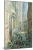 Lower Manhattan-Childe Hassam-Mounted Art Print