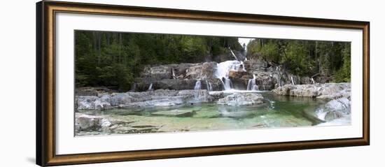 Lower Myra Falls, Vancouver Island, British Columbia, Canada-Shamil Nizamov-Framed Art Print