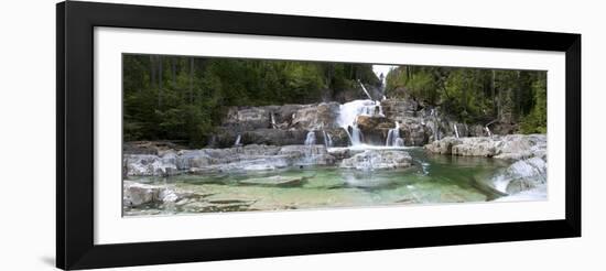 Lower Myra Falls, Vancouver Island, British Columbia, Canada-Shamil Nizamov-Framed Art Print