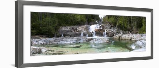 Lower Myra Falls, Vancouver Island, British Columbia, Canada-Shamil Nizamov-Framed Art Print