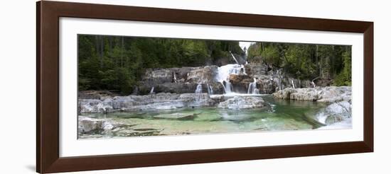 Lower Myra Falls, Vancouver Island, British Columbia, Canada-Shamil Nizamov-Framed Art Print