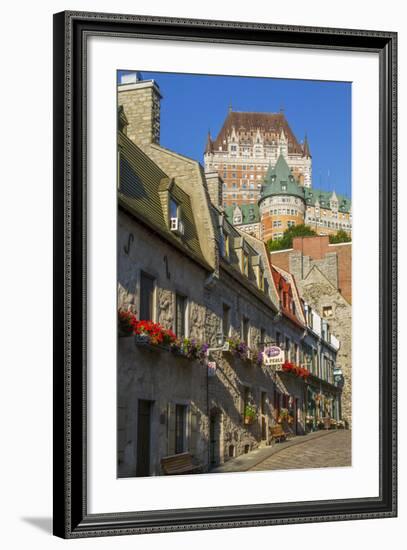 Lower old town with Chateau Frontenac, Quebec City, Quebec, Canada.-Jamie & Judy Wild-Framed Photographic Print