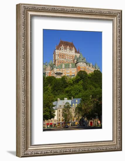 Lower old town with Chateau Frontenac, Quebec City, Quebec, Canada.-Jamie & Judy Wild-Framed Photographic Print