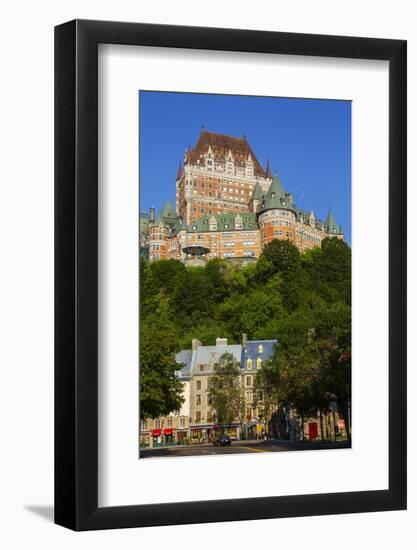 Lower old town with Chateau Frontenac, Quebec City, Quebec, Canada.-Jamie & Judy Wild-Framed Photographic Print