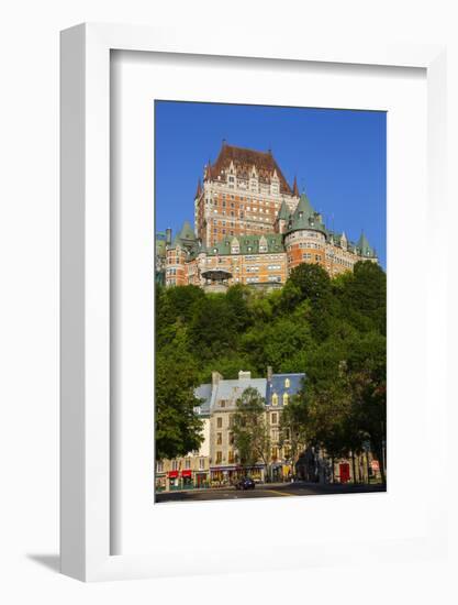 Lower old town with Chateau Frontenac, Quebec City, Quebec, Canada.-Jamie & Judy Wild-Framed Photographic Print