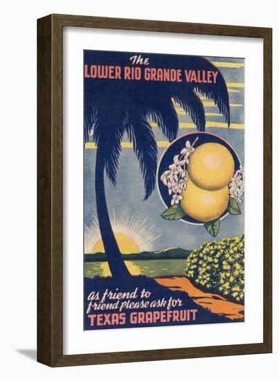 Lower Rio Grande Valley Grapefruit-null-Framed Art Print