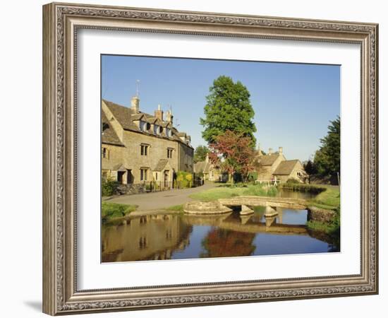 Lower Slaughter, the Cotswolds, Gloucestershire, England, UK-Philip Craven-Framed Photographic Print