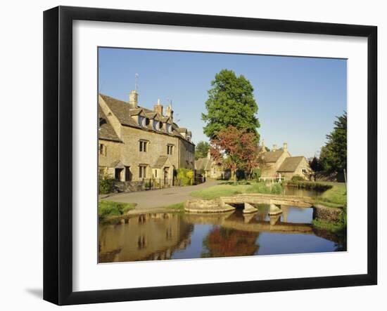 Lower Slaughter, the Cotswolds, Gloucestershire, England, UK-Philip Craven-Framed Photographic Print