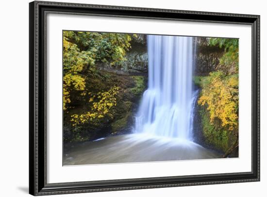 Lower South Falls, Silver Falls State Park, Oregon, USA-Jamie & Judy Wild-Framed Photographic Print