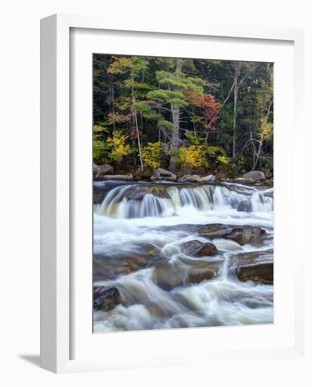 Lower Swift River Falls, White Mountains, New Hampshire, USA-Dennis Flaherty-Framed Photographic Print