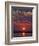 Lower Zambesi National Park, Canoeing on the Zambezi River at Sun Rise under a Mackerel Sky, Zambia-John Warburton-lee-Framed Photographic Print