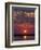 Lower Zambesi National Park, Canoeing on the Zambezi River at Sun Rise under a Mackerel Sky, Zambia-John Warburton-lee-Framed Photographic Print