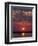 Lower Zambesi National Park, Canoeing on the Zambezi River at Sun Rise under a Mackerel Sky, Zambia-John Warburton-lee-Framed Photographic Print