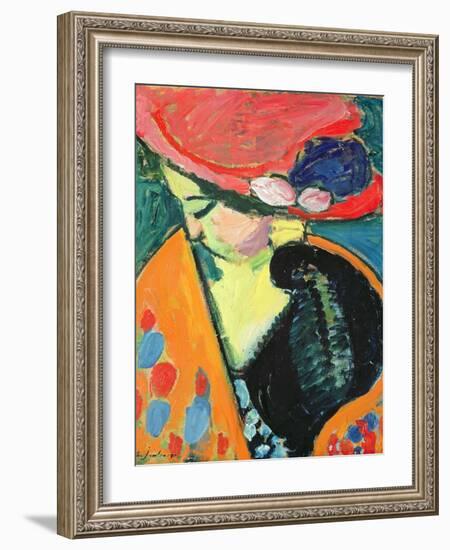 Lowered Head, 1909-Alexej Von Jawlensky-Framed Giclee Print