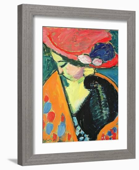 Lowered Head, 1909-Alexej Von Jawlensky-Framed Giclee Print