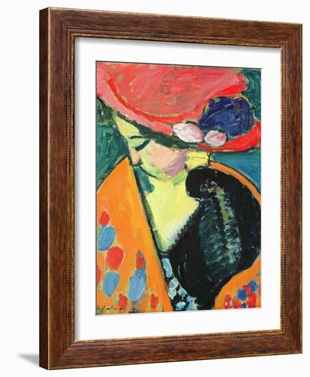 Lowered Head, 1909-Alexej Von Jawlensky-Framed Giclee Print