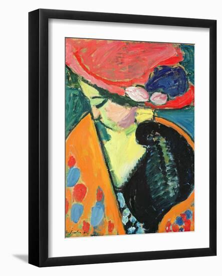 Lowered Head, 1909-Alexej Von Jawlensky-Framed Giclee Print