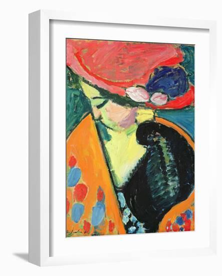 Lowered Head, 1909-Alexej Von Jawlensky-Framed Giclee Print