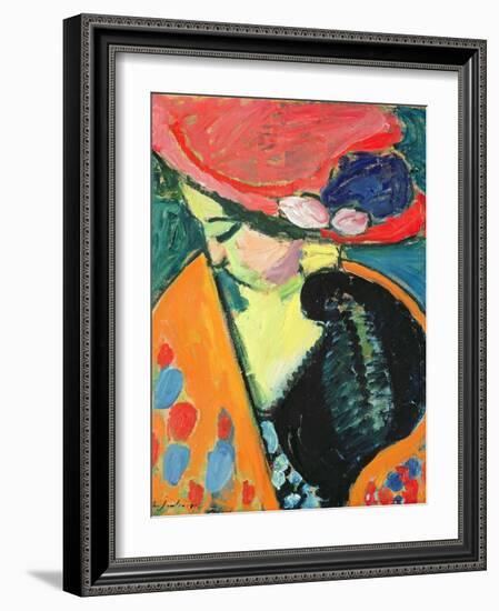 Lowered Head, 1909-Alexej Von Jawlensky-Framed Giclee Print