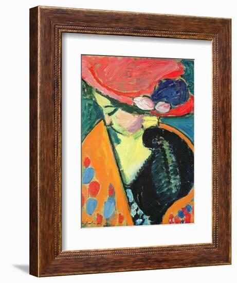 Lowered Head, 1909-Alexej Von Jawlensky-Framed Giclee Print