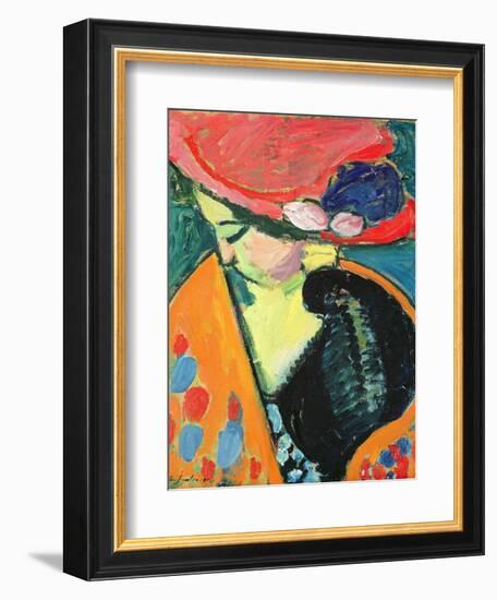 Lowered Head, 1909-Alexej Von Jawlensky-Framed Giclee Print