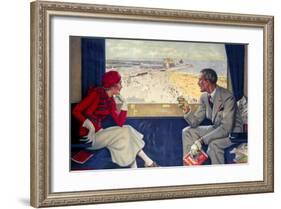 Lowestoft, LNER/LMS Poster, 1933-Arthur C Michael-Framed Giclee Print