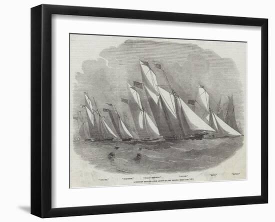 Lowestoft Regatta, the Review of the Yachts-Edwin Weedon-Framed Giclee Print