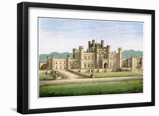 Lowther Castle, Westmorland, Home of the Earl of Lonsdale, C1880-Benjamin Fawcett-Framed Giclee Print