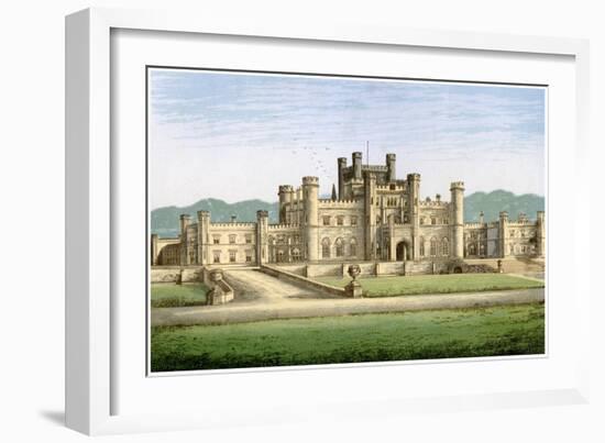 Lowther Castle, Westmorland, Home of the Earl of Lonsdale, C1880-Benjamin Fawcett-Framed Giclee Print