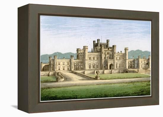 Lowther Castle, Westmorland, Home of the Earl of Lonsdale, C1880-Benjamin Fawcett-Framed Premier Image Canvas