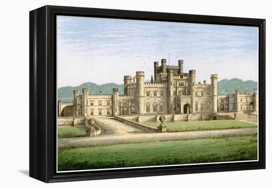 Lowther Castle, Westmorland, Home of the Earl of Lonsdale, C1880-Benjamin Fawcett-Framed Premier Image Canvas