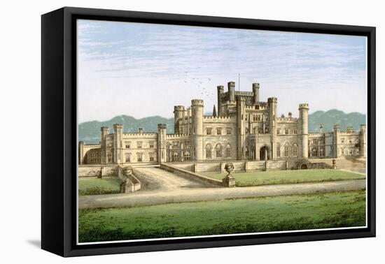 Lowther Castle, Westmorland, Home of the Earl of Lonsdale, C1880-Benjamin Fawcett-Framed Premier Image Canvas