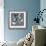 Lowtops (blue on gray)-John Golden-Framed Giclee Print displayed on a wall